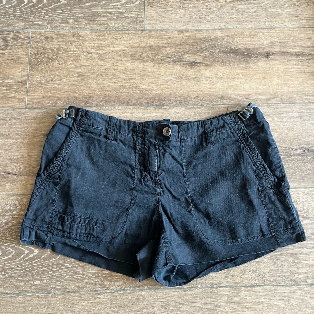 Theory Navy Women's Cargo Shorts